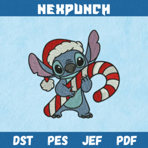 Stitch Christmas machine embroidery design